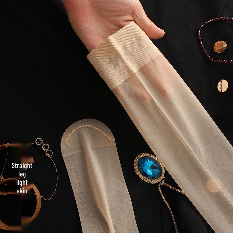 Women's Ultra-Thin Thigh-High Stockings: Non-Slip, Foot-Shaped Heel, Over-the-Knee, Perfect for Autumn