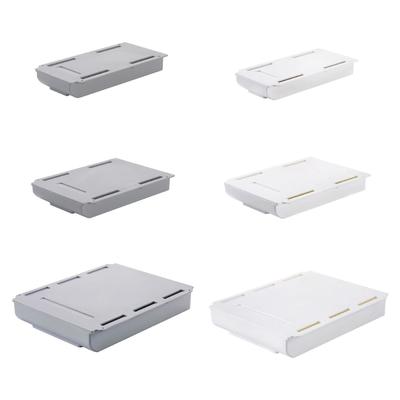 Compact Under Desk Organizers Using Strong Adhesive For Stationery Remote Controls And Accessories