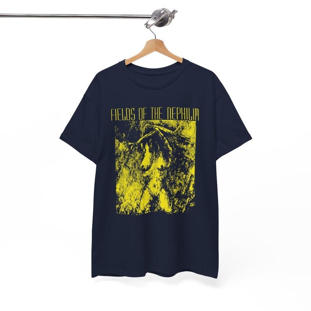 

Fields of the Nephilim Laura T-Shirt Gothic Rock Post-Punk Carl McCoy Tee S-5XL Unisex T-Shirt XXXXL