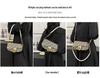 2025 Damen Crossbody Satteltasche - Europäisch & Amerikanisch Color Block Kette, Vielseitige Einzel Schulter Achsel Handtasche