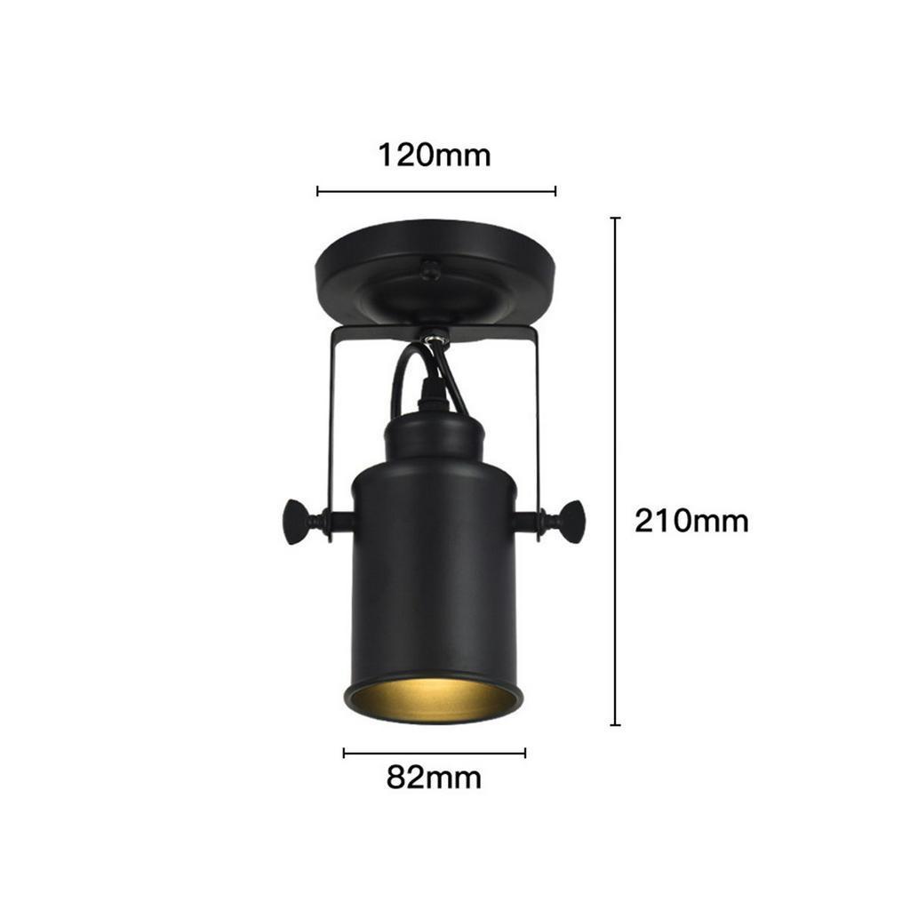 E27 Retro Iron Wall Sconces Adjustable Spot Light Vintage Wall Light Industrial Wall Lamp For Bedroom Living Room Loft Bar Black/rust
