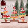 Ornements en Bois de Noël Bricolages de Noël Ornements de Table pour Restaurant Bar