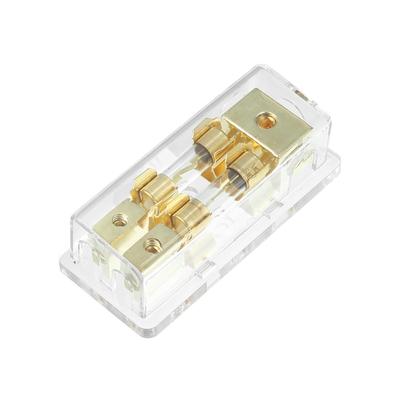 4 8 AWG Gauge 60A AGU Fuse Holder 2 Way Distribution Block Car Audio Splitter