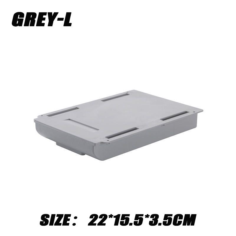Creative Hidden Drawer Organizer No Punch Holes Under Desk Stationery Box Sticky Small Drawer Office Home Organizer