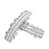 Super Sparkly Zirconia Hip Hop Grillz: Exaggerated High-End Tooth Jewelry for Men