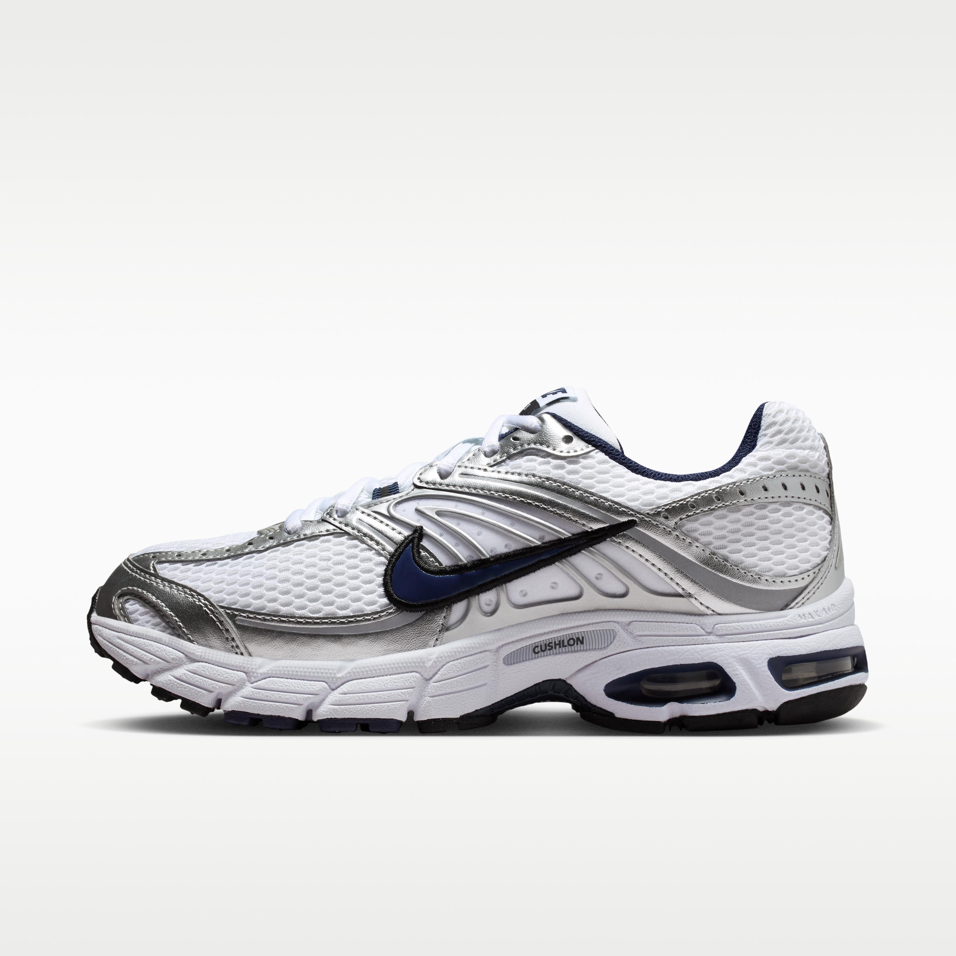 Nike Air Max Moto 2K White Navy Metallic Silver (Women s) 36