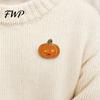 Halloween Brooch Pin Spooky Enamel Pin, Pumpkin Ghost Skull Haunted House Wear-resistant Decorative Accessory for Coats Bags Hats Scratch-resistant