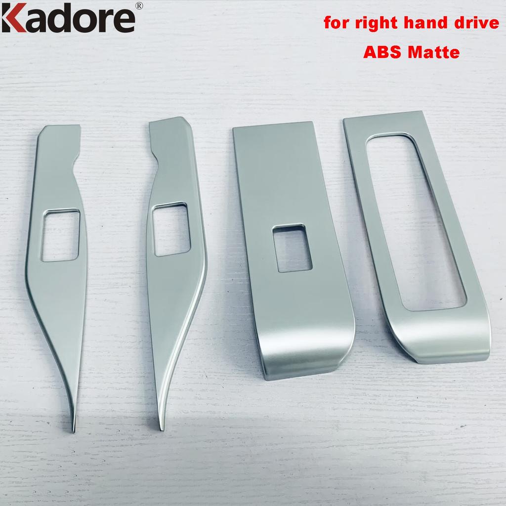 For Toyota Alphard Vellfire 2024 2025 2026 Black Car Inner Door Window Lift Switch Button Panel Cover Trim Interior Accessories