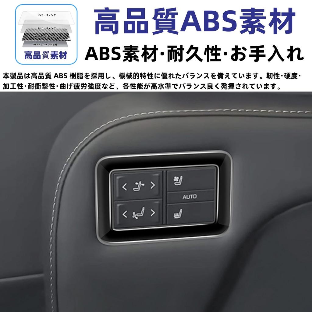 Glealcco Compatible with the New Alphard/Vellfire 40 Series Accessories 2-row