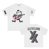 T-shirt Mgk X Cleveland Browns Stile Uguale del Cantante Mgk Manica Alta Qualità 100% Cotone Top Comodi Harajuku T-shirt Estiva