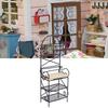1:12 Ature Storage Display Stand Doll Bread Rack Kitchen Furniture Accessories