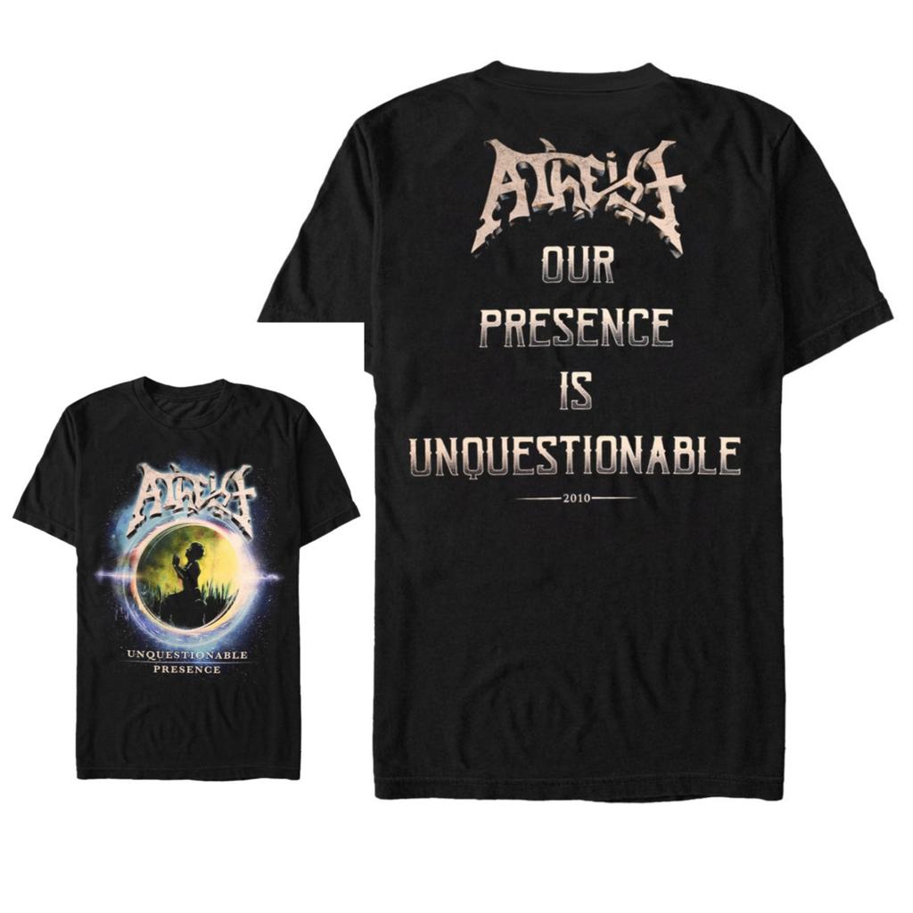 Atheist Baumwolle Band Shirt Unisex Sommer Kurzarm Modemarke T-Shirt Luxus Lässig Vintage