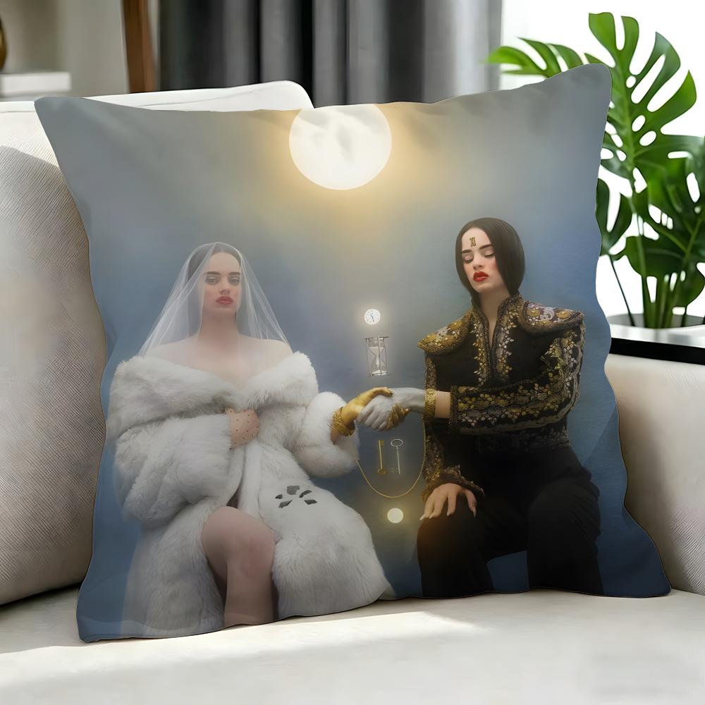 Singer RROSALIA Spanish singer Cushion Cover Cushion Cover Set Pcs x x x Pillowcase Decorative Sofa Home Decor