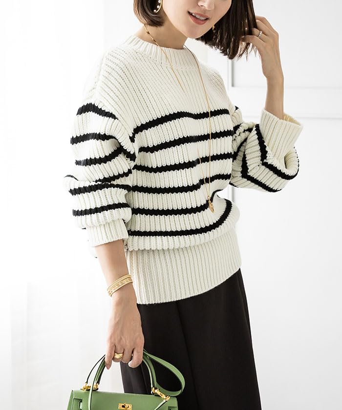 Yours Low Gauge Oversized Knit BCXU1490 Small Black Women's