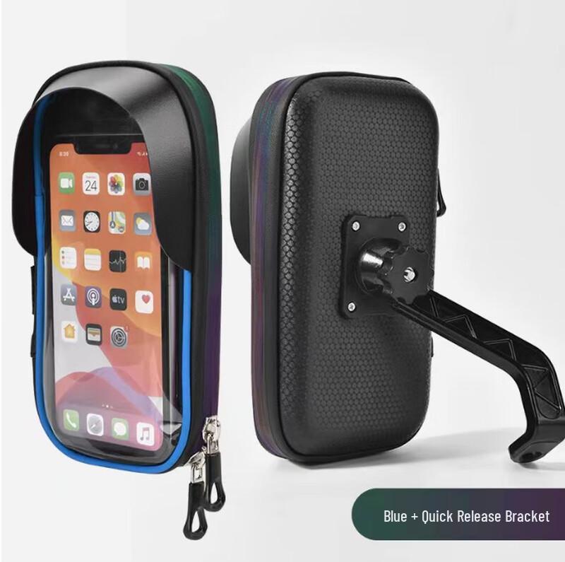 Quick Release Bicycle Phone Holder Bag with Touchscreen