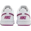 Nike Court Borough Slip Resistant Abrasion Resistant Low Top Kids' Skateboarding Shoes White Purple Sneakers DV5456-121