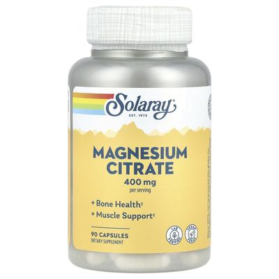 Magnesiumcitrat, 400 mg, 90 Kapseln (133 mg pro Kapsel)