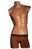Grave Vault Panther Short Boxer Brown Briefs, Men's,
