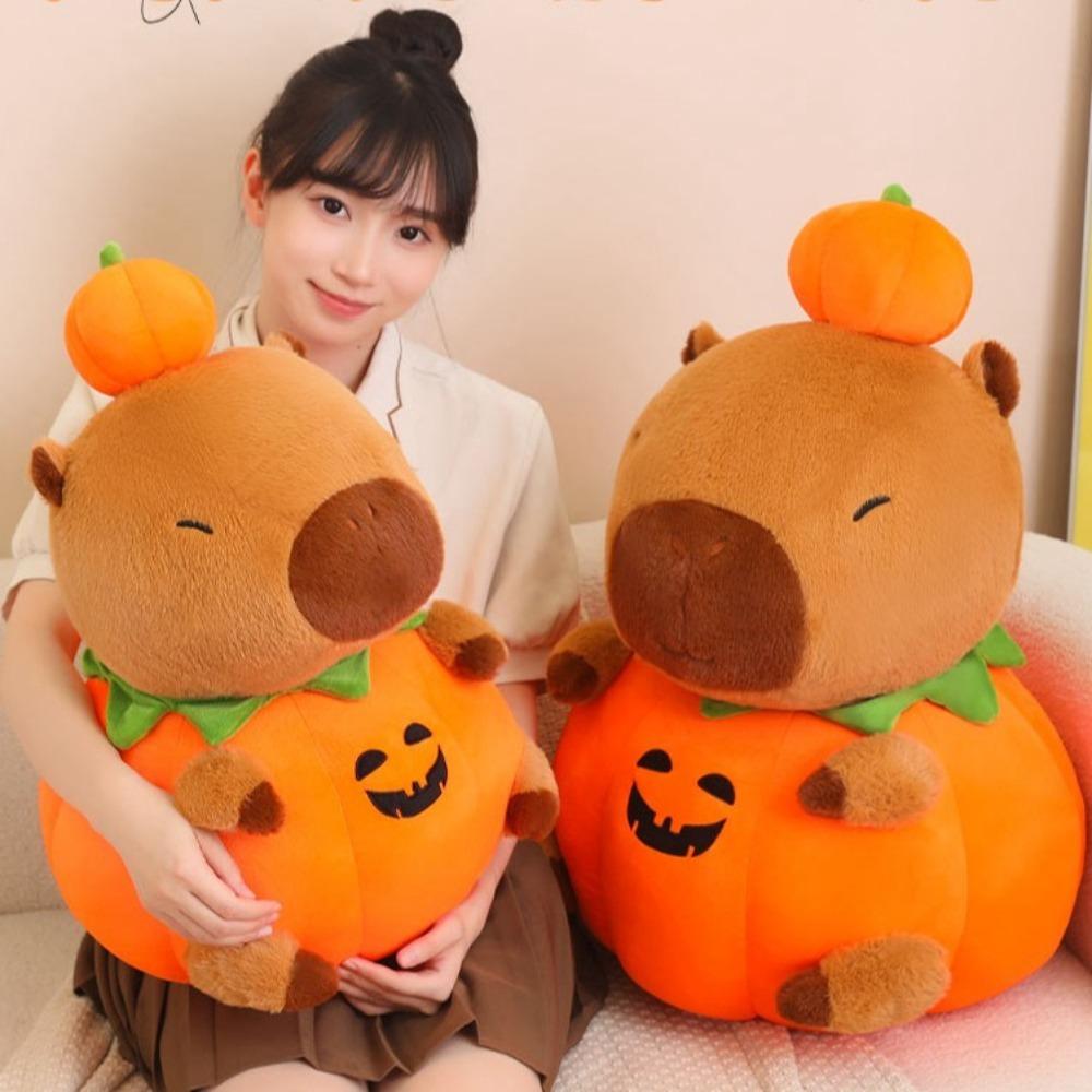 PP Cotton Halloween Capybara Plush Doll Cartoon Capibara Anime Fluffty Toy  Birthday Gift