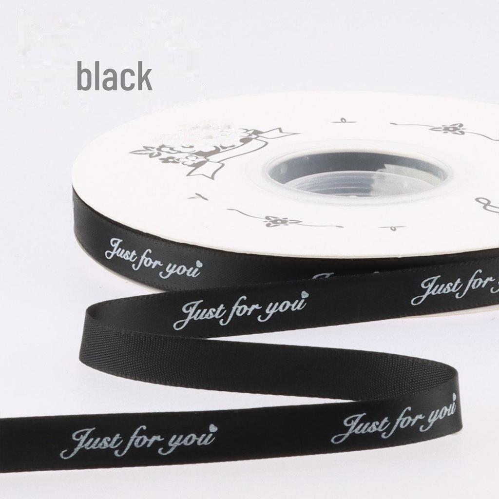 1cm Narrow Printed English Ribbon - Gift, Baking, and Florist Polyester Ribbon