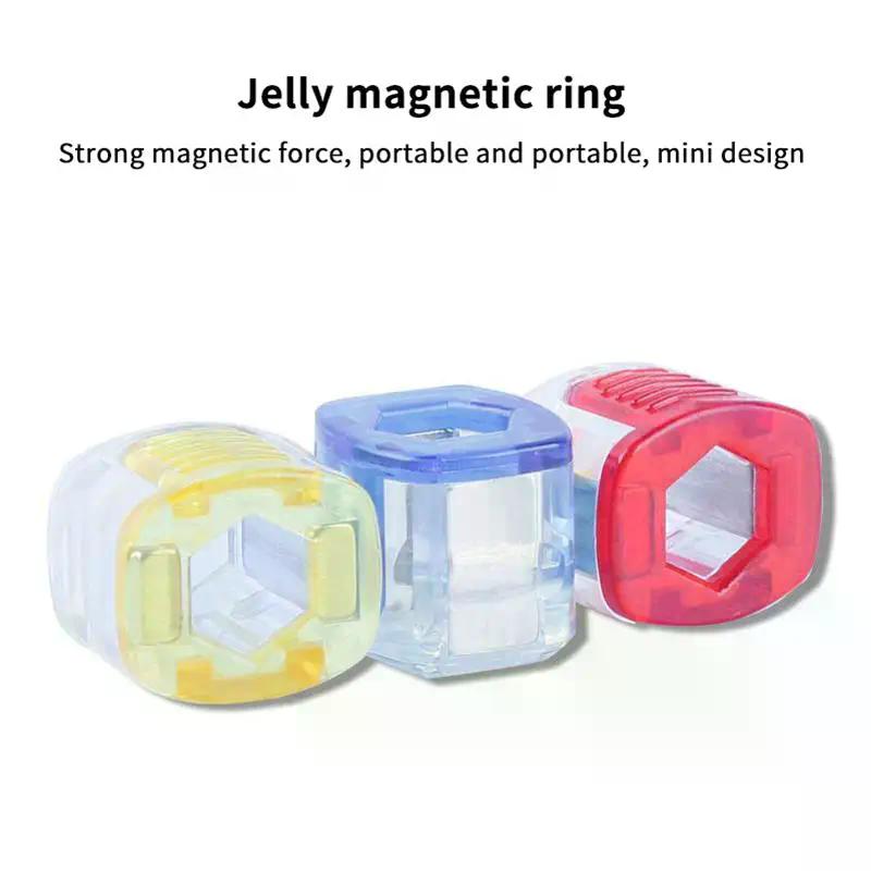 3PCS Screwdriver Bit Powerful Magnetizer Universal 1/4" Hex Drill Magnetic Ring Screw Holder Magnetic Coil Repair Hand Tools