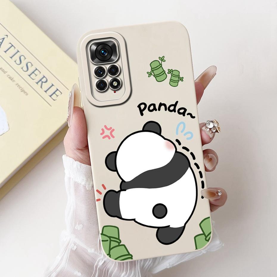 Lens Protective Cover For Xiaomi Redmi Note 11 4G / Note 11s 4G / Note11 Pro 4G Lovely Printing Soft Silicon Phone Cases