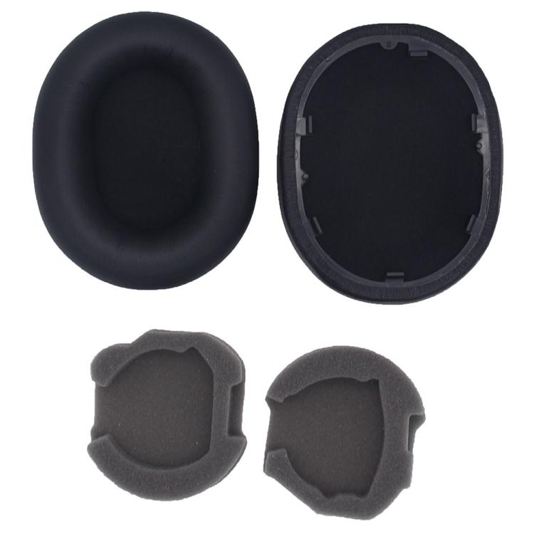 2pcs For Sony WH-1000XM5 Headphone Sponge Leather Case Earmuffs