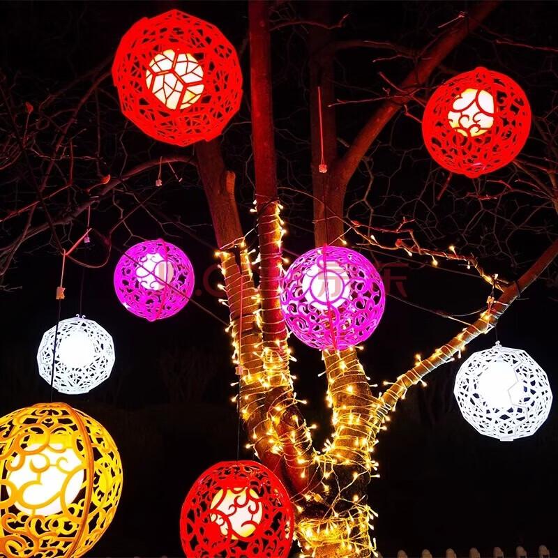 Luminous Hydrangea Ball-in-Ball Tree Decorative Light