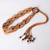 Woven Knot Female Waist Rope Bohemian Style Dress Waistband Fashion Waist Belt  for Women