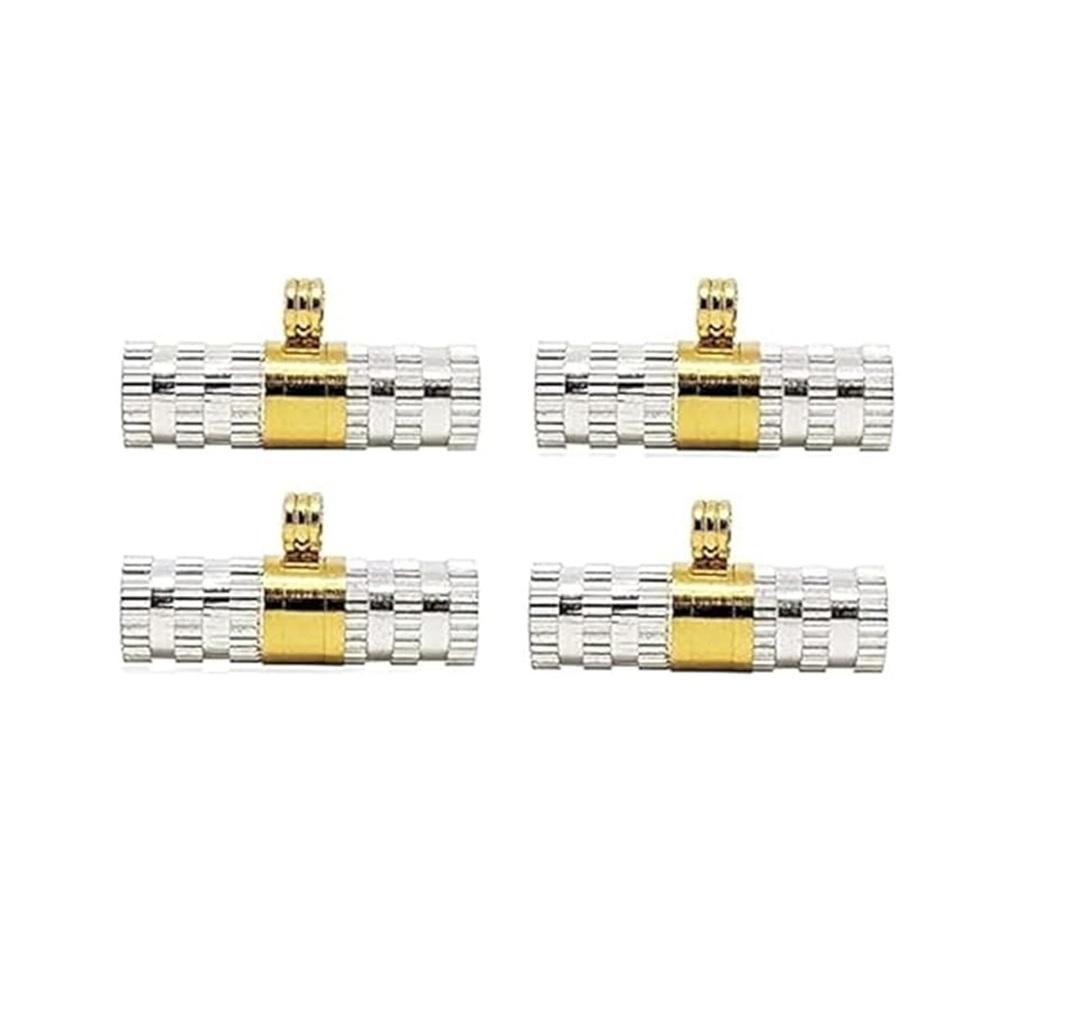 

TreegoArt Fashion Cylinder Shape Prayer Locket Stylish Tabij Amulet Pendant For Spiritual For All Ages - Pack Of 4 золотистий