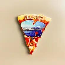

Italian Napoli fridge magnet - scenery magnet decoration - Home kitchen decorative gift 3D Painted World Travel Souvenir