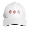 Cottage core aesthetic strawberry Baseball Cap black fashionable Anime Icon For Women  Unisexs