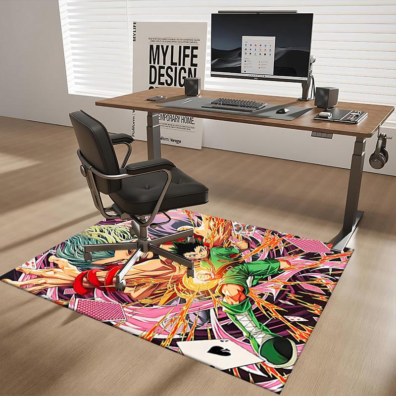 1pc My Hero Academia Bakugo Katsuki, Office Chair Mat Non-Slip Carpet for Home Decor, Living Room, Bedroom, Game Room, Dormitory, Birthday Gift, All S