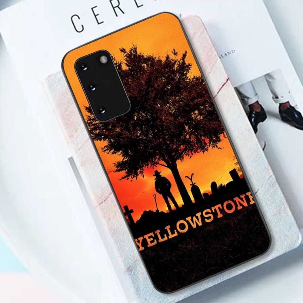 Custodia per Telefono Serie TV Americana Yellowstone Silicone PC+TPU Per Samsung S10 20 30 22 23 24 Plus Lite Ultra Cover