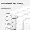 Ion White Hotel Mattress: Independent Pocket Spring with Coconut Palm and Latex, Medium-Hard, Eco-Friendly