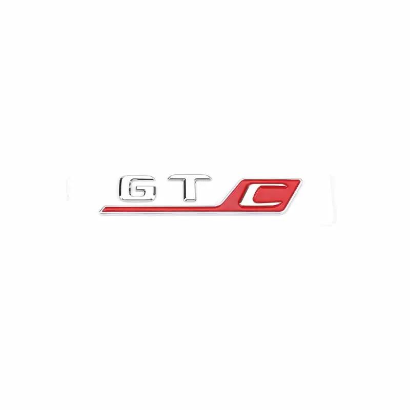 3D ABS GTR GTS GTC Logo Letter Rear Trunk Decal Emblem Badge Sticker For GT R S C GT43 GT63 C190  Car Accessories