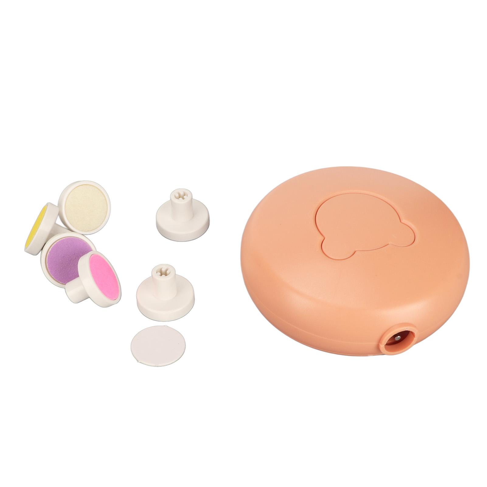 

Безопасный вращающийся электронный триммер для ногтей для младенцев с 6 шлифовальными головками для детей