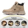 Lightweight Steel Toe Work Boots - Anti-Smash, Puncture-Resistant, Comfortable, Durable for Outdoor Safety.