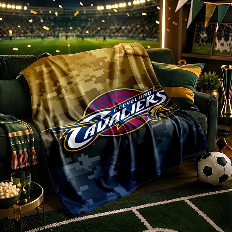 Cleveland football Blanket Lightweight Flannel Bedding Blanket Perfect for Travel, Camping, Living Rooms, Offices, Sofas, Fan Christmas gift