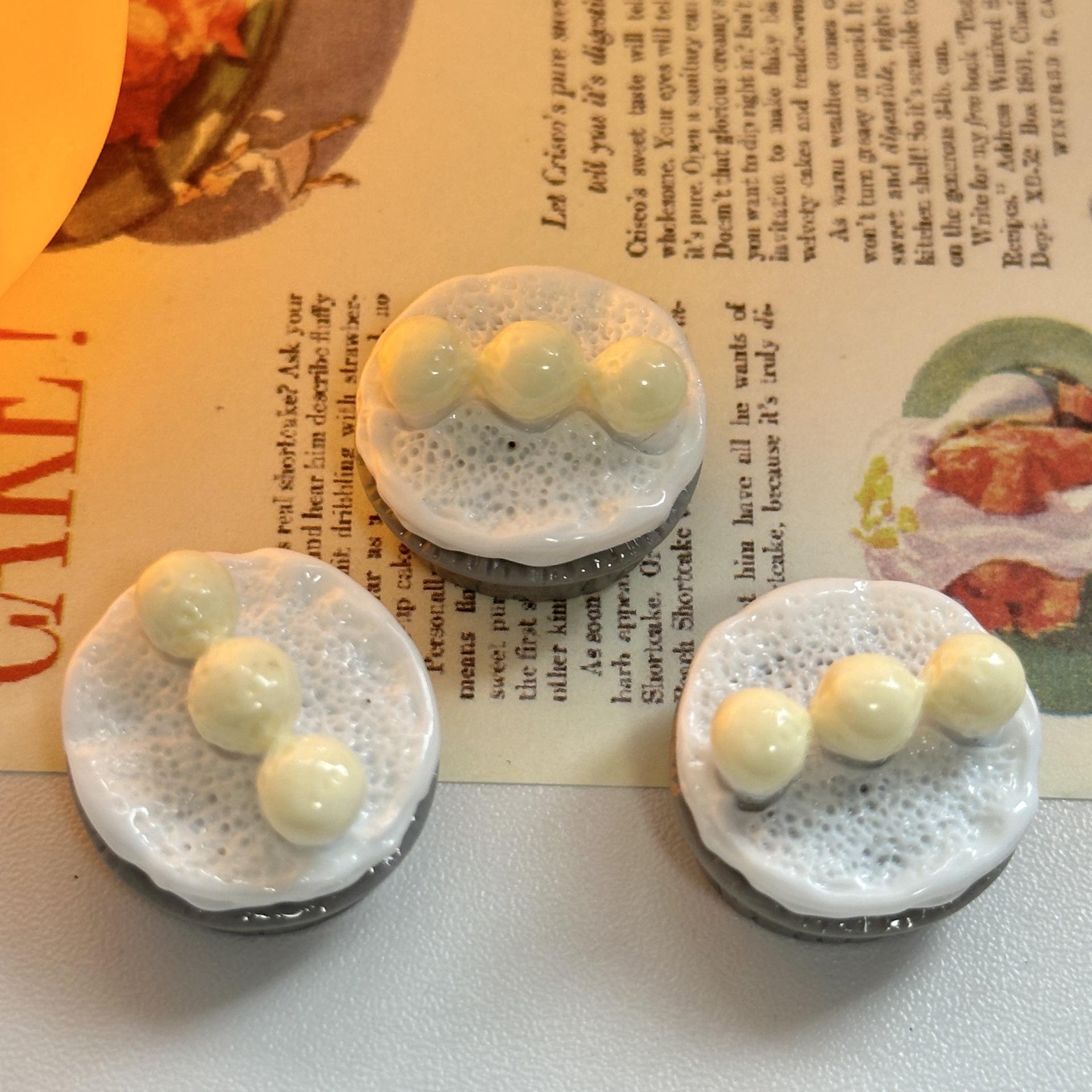 

Манго Яичный Тарт 3D DIY Выпечка Моделирование Украшения Из Смолы