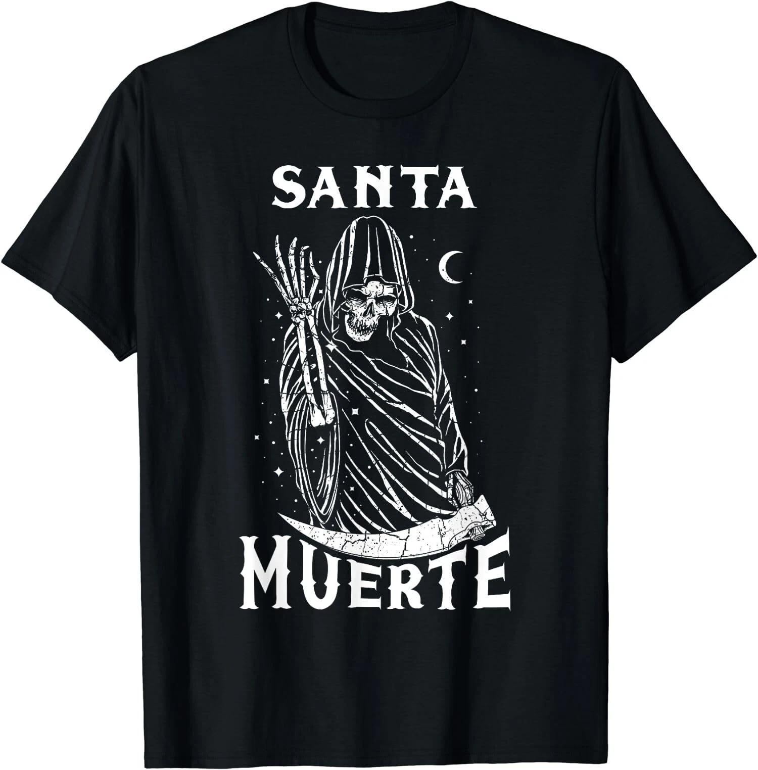 Santa Muerte Skeleton Skull Death Mexico Mexican Calavera T-Shirt M