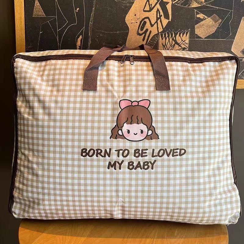 

Органайзер для хранения одеял в детском саду и детской одежды - Большая вместительная сумка с ручками