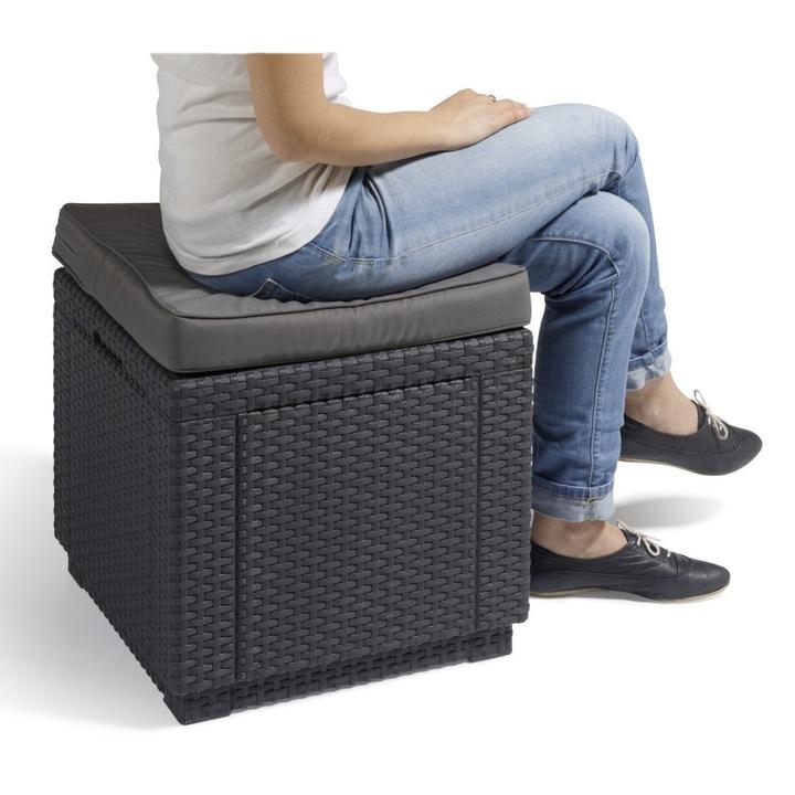 KETER Garden Seat With Cushion Storage