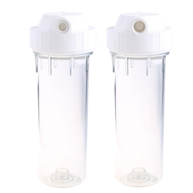 1/2 1/4inch Transparent Water Purifier Filter Bottle Replacement Explosion Proof Filter Bottle Water Filter Accessories