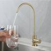Kitchen Direct Drinking Water Purifier Faucet Single Cold Water Kitchen Faucet Stainless Steel Brushed Golden Tap