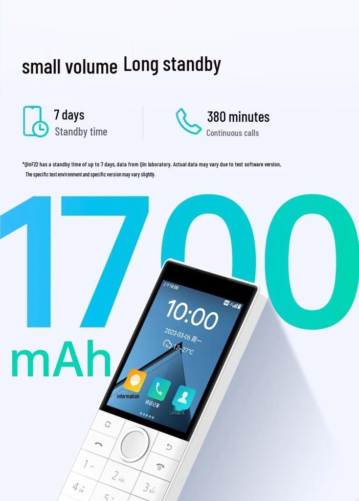 Duoqin F22 Touchscreen Feature Phone for Students & Seniors with WeChat & Douyin Support - International Version