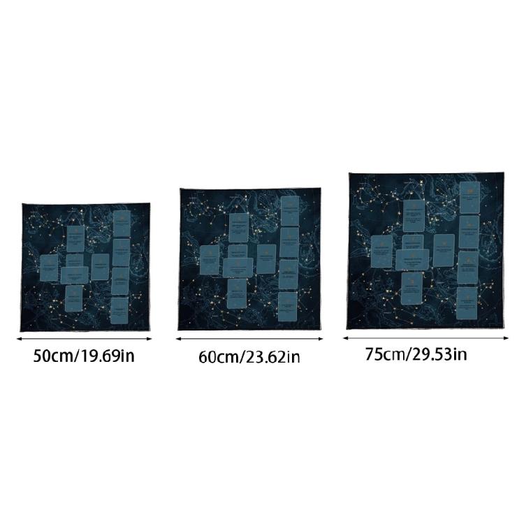 Divinations Tablecloth Reading Card Astrologys Tarots Cards Tablecloth Altars Cloth Divinations Board Game Accessories