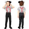Clearstone Animal Dalmatian Shirt for Black Shirt, Cosplay, Halloween, Kids, 120cm, Unisex,