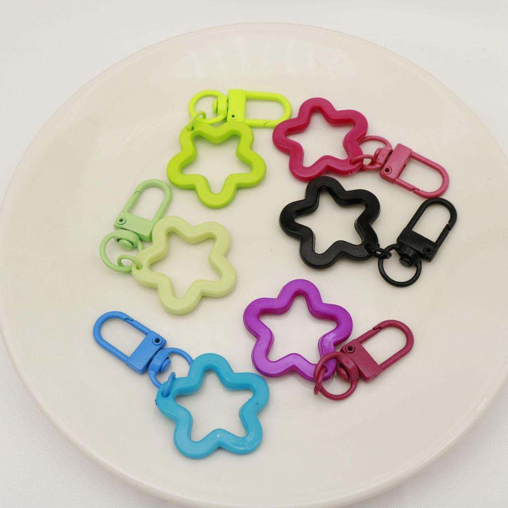 Colorful Star Keychain: Japanese Style Pendant & Love Accessories Gift