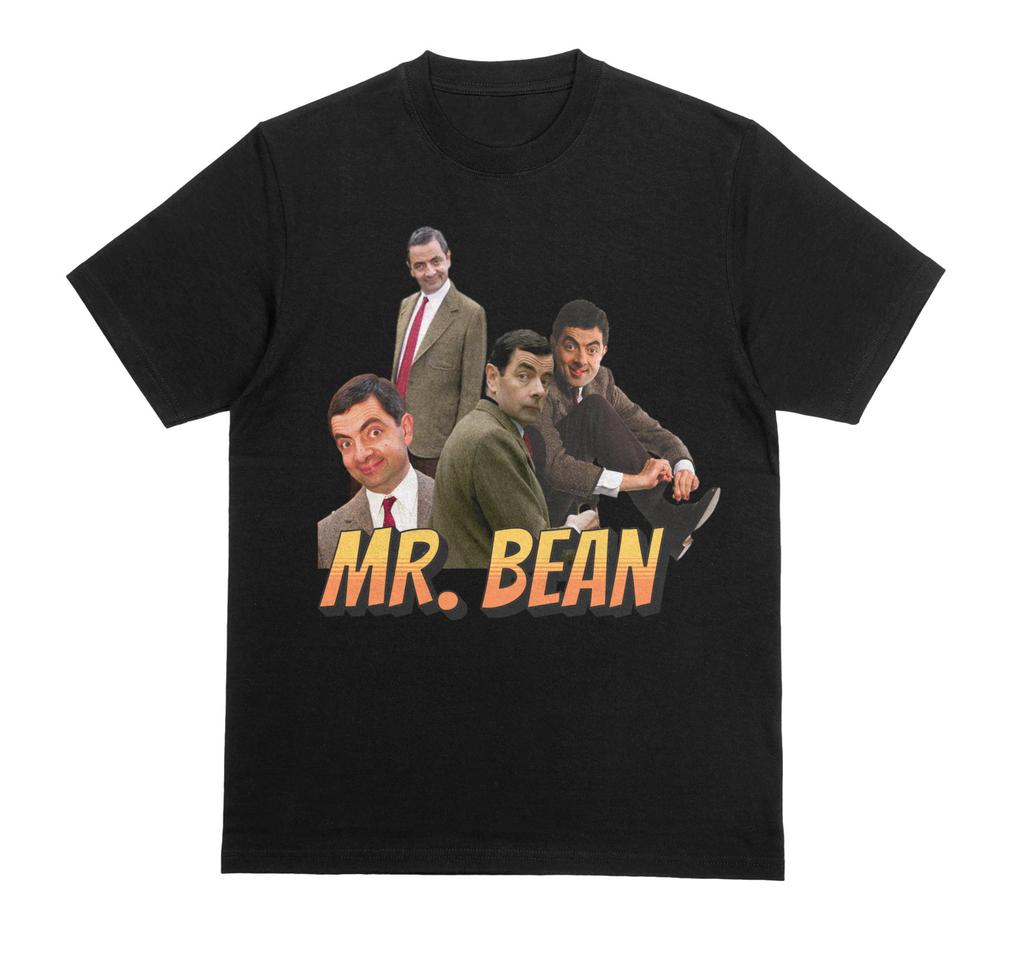 Maglietta MR BEAN | Divertente Sitcom TV Britannica Anni '90 | T-shirt Comica Rowan Atkinson